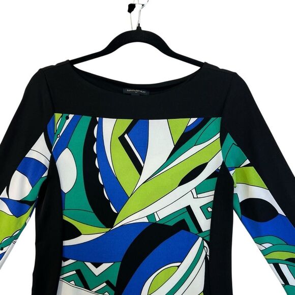 Xs Mod Banana Republic stretch 3/4 sleeve shift dress. - Picture 5 of 16